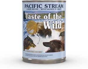 Dog: Taste of the Wild Pacific Stream Canine Formula With Salmon In Gravy Wet Dog Food