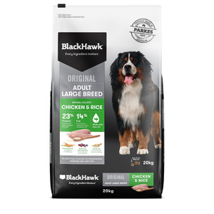 Dog: Black Hawk Original Adult Large Breed Chicken & Rice Dry Dog Food