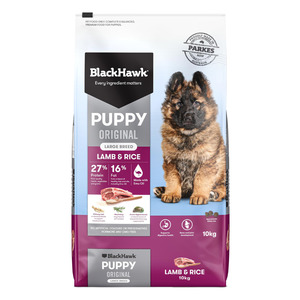 Dog: Black Hawk Original Large Breed Puppy Lamb & Rice Dry Dog Food