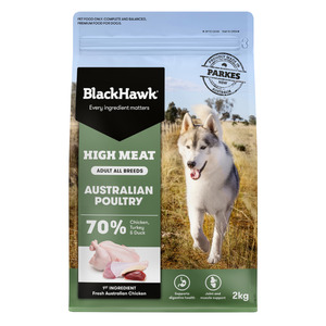 Black Hawk High Meat Australian Poultry Recipe Dry Dog Food