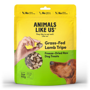 Dog Treats: Animals Like Us Grass-Fed Lamb Tripe Freeze Dried Dog Treats