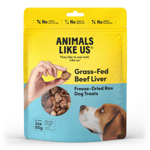 Dog Treats: Animals Like Us Grass-Fed Beef Liver Freeze Dried Dog Treats