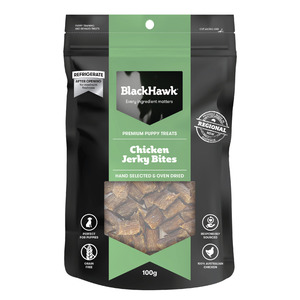 Dog Treats: Black Hawk Chicken Jerky Bites Puppy Treats