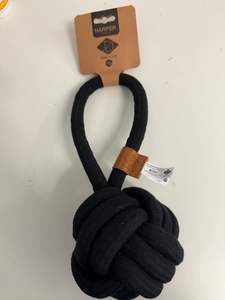 LaRoy Harper Ball With Loop Dog Toy Large