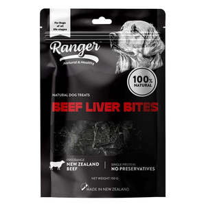 Dog Treats: Ranger Beef Liver Bites Dog Treats