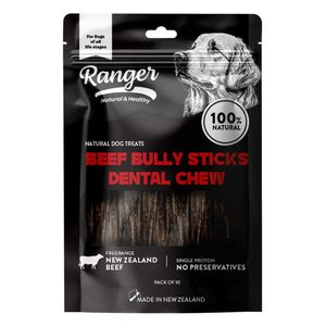 Dog Treats: Ranger Beef Bully Sticks - Dental Chew Dog Treats