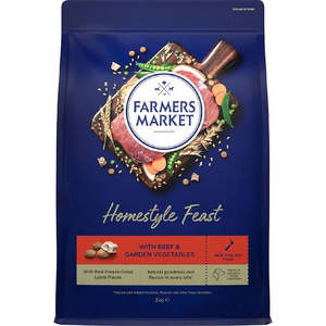 Farmers Market Adult Dog NZ Beef & Garden Veg with Freeze Dried Lamb 2kg x 4