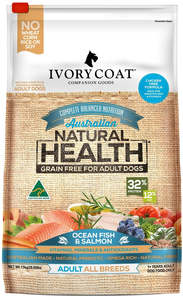 Dry Food: Ivory Coat Grain Free Adult Ocean Fish & Salmon 13kg x 1