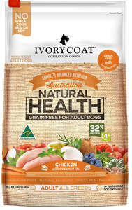 Dry Food: Ivory Coat Grain Free Adult Chicken with Coconut Oil 13kg x 1
