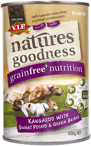 Natures Goodness Grain Free Kangaroo & Sweet Potato 400g x 12