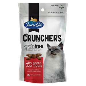 Fussy Cat Grain Free Treats Liver Bites 100g x 9