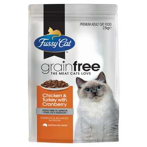 Cat: Fussy Cat Adult Grain Free Chicken and Turkey with Cranberry 2.5kg x 4