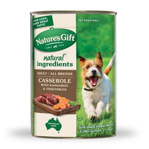 Featured: Nature's Gift Dog Casserole Kangaroo and Vegetables 1.2kg x 6