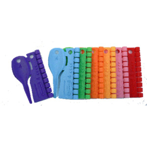 Canary Plastic Leg Rings 3mm - 10 Pack