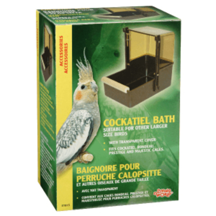 Products: LW Cockatiel Deluxe Outside Bird Bath