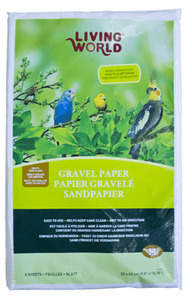 Products: LW Gravel Paper Rectangular 25 x 40cm 8pk