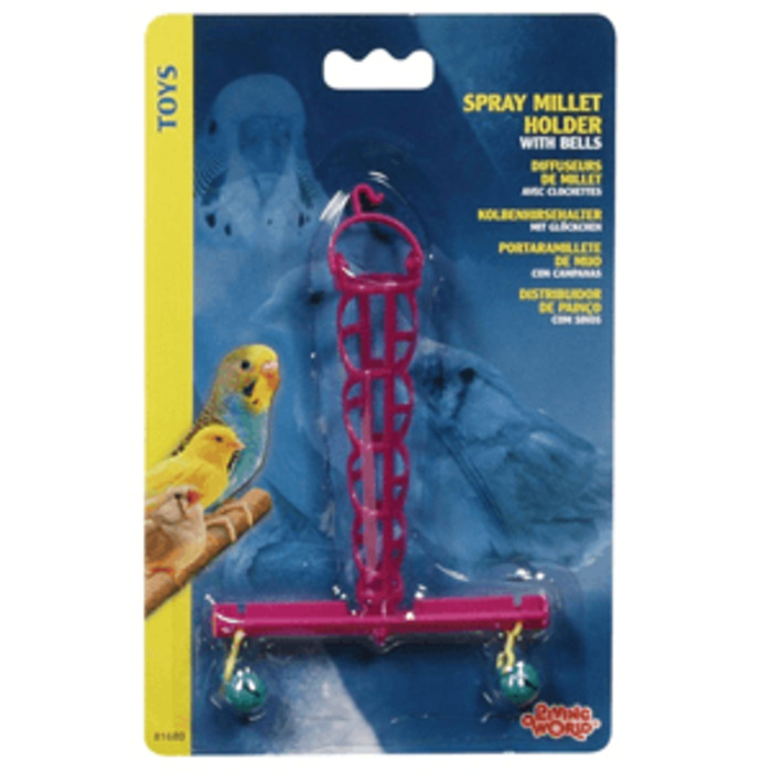 Products: LW Millet Spray Holder with Bells