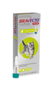 Products: Bravecto PLUS For Cats