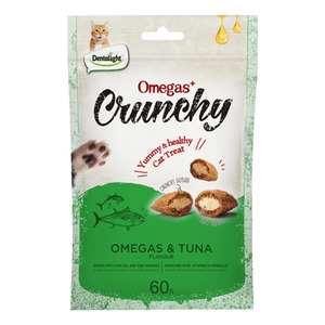 Products: Dentalight Crunchy Omegas & Tuna Cat Treats 60g