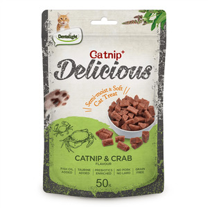 Dentalight Delicious Catnip & Crab Cat Treats 50g