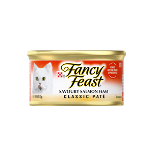 FANCY FEAST Adult Classic Savoury Salmon Feast Wet Cat Food