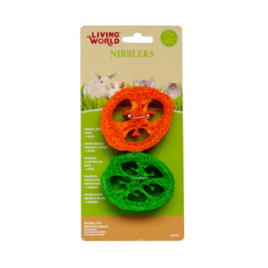 Living World Nibblers Wood Chews - Loofah