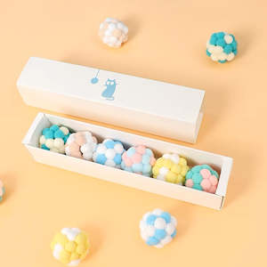 All Cat: MULTI COLOURED PLUSH BALLS