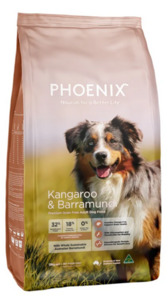 Products: Phoenix Dog Kangaroo & Barramundi 13kg