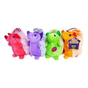 Multipet Dog Toy - Squeaky Plush Cuddly Hedgehog 20cm