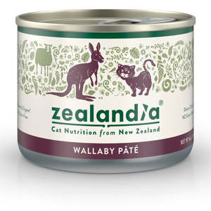 Dry Food: Zealandia Cat Wallaby Pate Can 170g