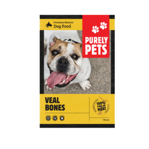 Purely Pets: Purely Pets Veal Bones 3kg