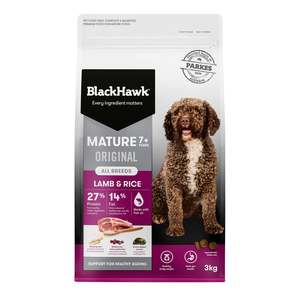 Specials: Black Hawk Dog Mature Lamb & Rice 3kg