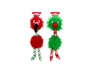 Kong Holiday Comfort Bird Assorted Md Dog Toy