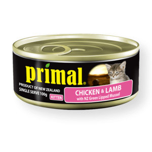 Primal Kitten Food Chicken & Lamb 100g