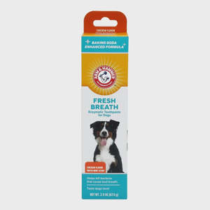 Grooming Aids: Arm & Hammer Fresh Breath Enzymatic Toothpast for Dogs (chicken Flavour) 74ml