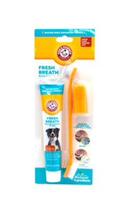 Grooming Aids: Arm & Hammer Fresh Breath Dental Kit for Dogs (Chicken) 74ml
