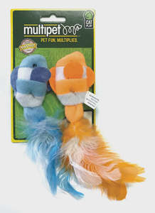 Clown Fish Cat Toy 2 Pack
