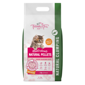 Trouble & Trix Natural Cherry Blossom Scent Cat Litter