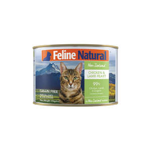 Feline Natural Chicken & Lamb Feast Canned Food 170g
