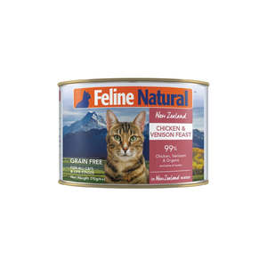 Feline Natural Chicken & Venison Canned Food 170g
