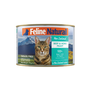 Feline Natural Canned Beef & Hoki 170g