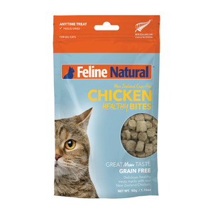 Feline Natural Freeze Dried Chicken Bites 50g
