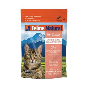 Feline Natural Pouch 85g Lamb & Salmon