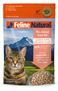 Feline Natural Freeze Dried Lamb & King Salmon Feast