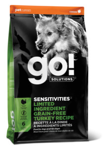 Go Now Fresh: GO! SENSITIVITIES Turkey Grain Free Dog Food