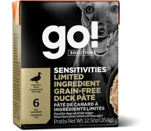 Go Sensitivities Duck Pate 354g Tetrapak Dog Food