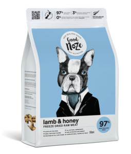 Good Noze Lamb & Honey Freeze Dried Dog Food 350g