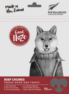 Beef Chunks Freeze Dried Dog Treats 60g