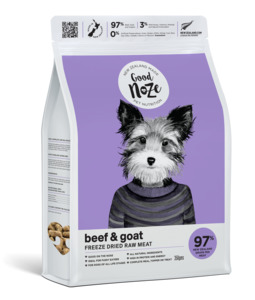 Good Noze Beef & Goat Freeze Dried Dog Food 350g