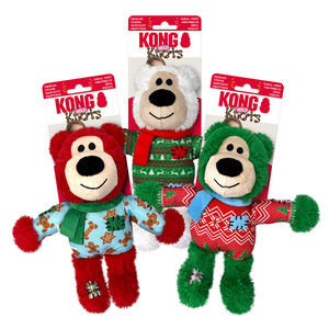 Xmas Theme: Kong Holiday Wild Knots Bear Dog Toy Assorted